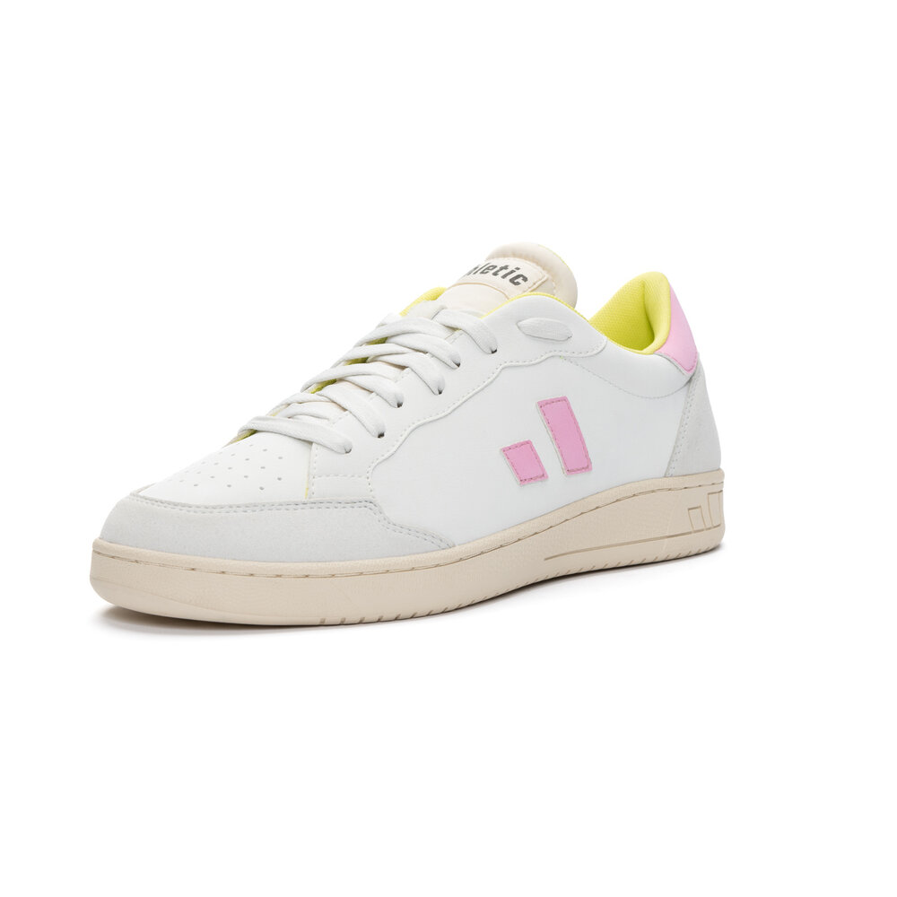 Ethletic Jesse Lo Cut Chalk White | Prism Pink
