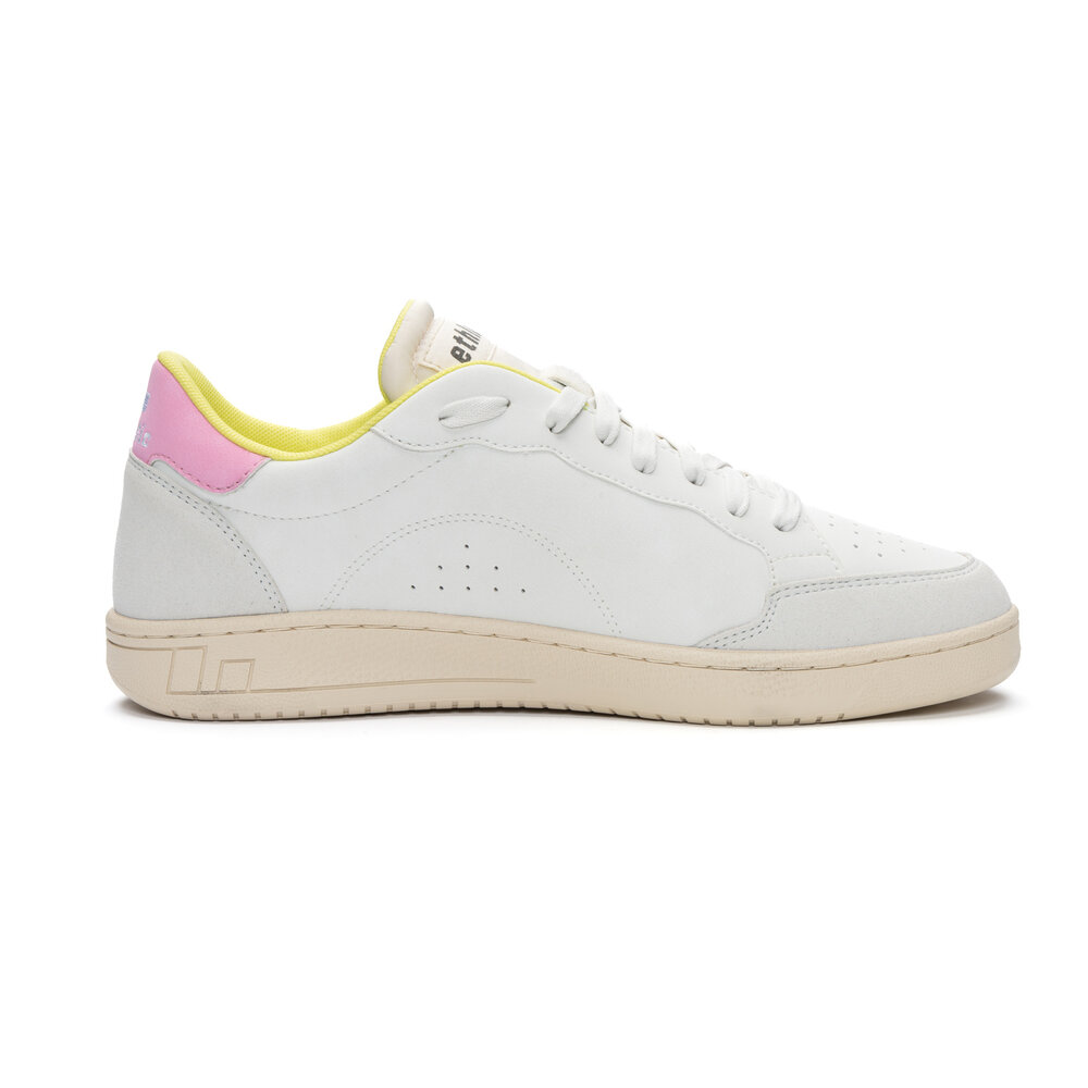 Ethletic Jesse Lo Cut Chalk White | Prism Pink