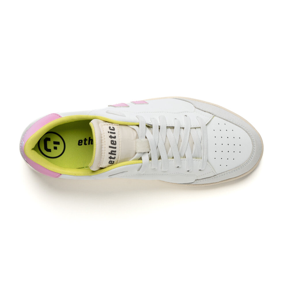 Ethletic Jesse Lo Cut Chalk White | Prism Pink