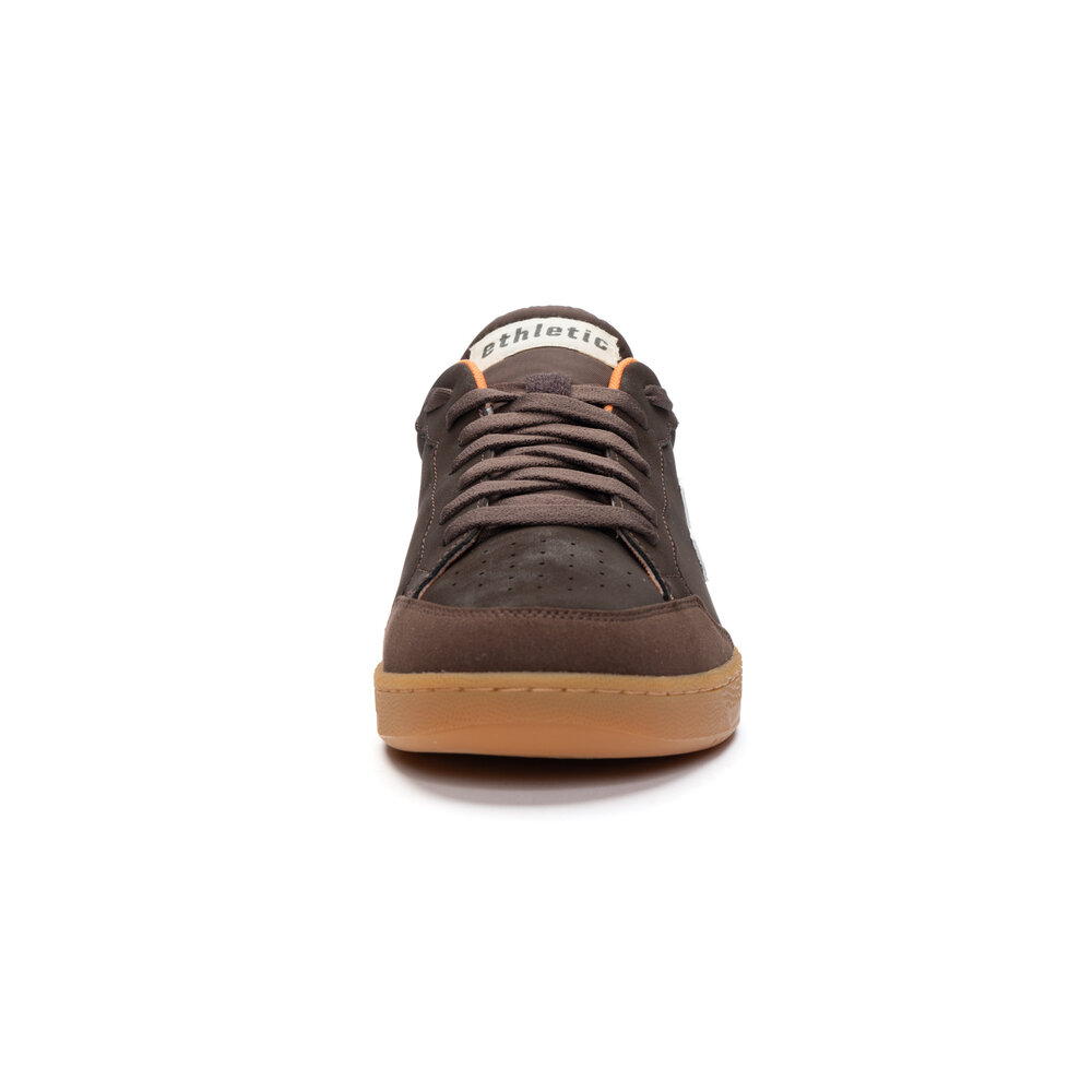 Ethletic Jesse Lo Cut Dark Brown | Chalk White