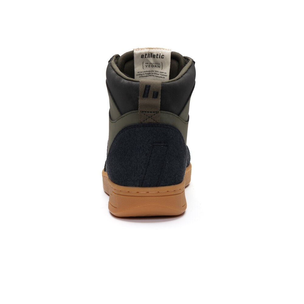 Ethletic Carl Hi Cut Accent Donkey Grey | Jet Black