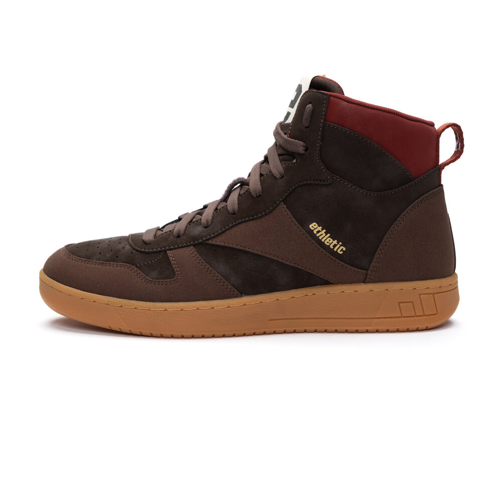 Ethletic Carl Hi Cut Dark Brown | Brick Red