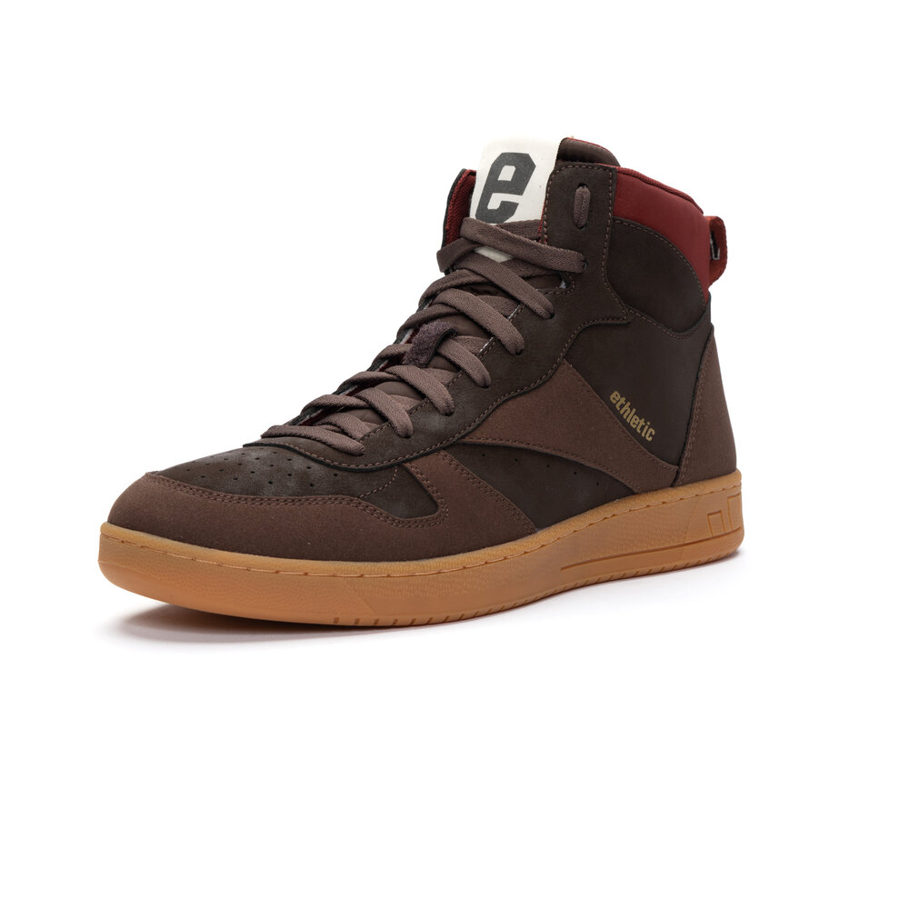 Ethletic Carl Hi Cut Dark Brown | Brick Red