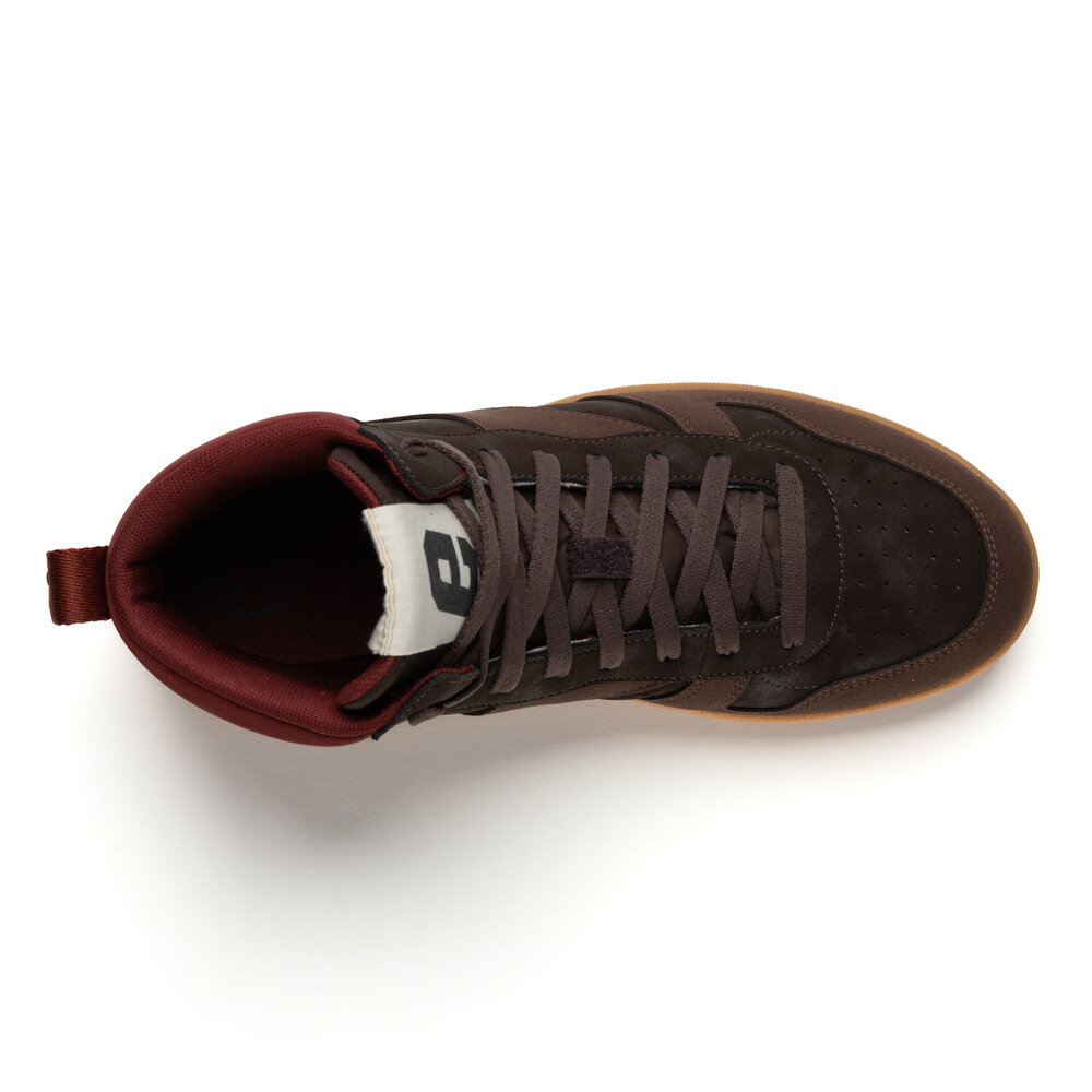 Ethletic Carl Hi Cut Dark Brown | Brick Red