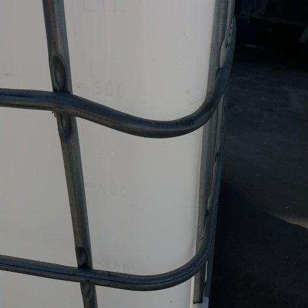 IBC Tank 600L, 2. Wahl auf Stahl/PE-Palette