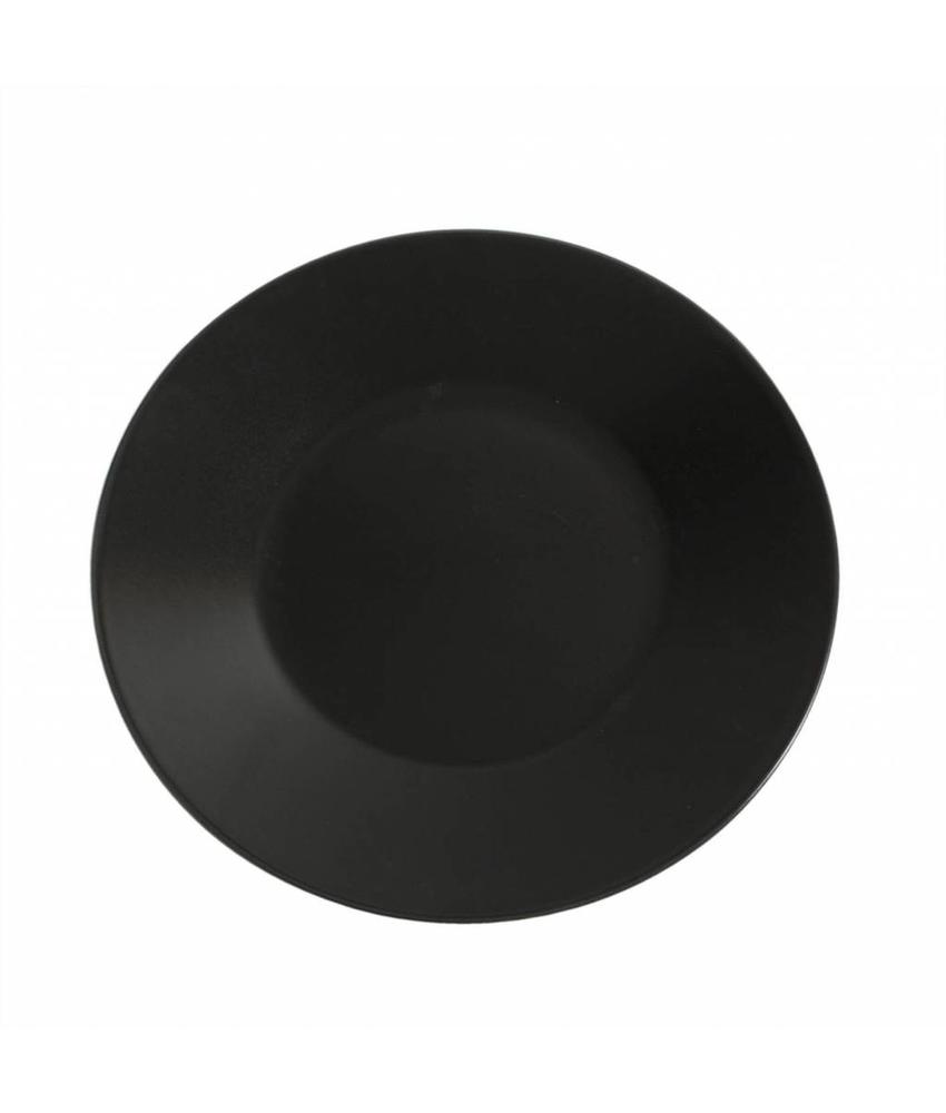 Stylepoint Aardewerk bord rond mat zwart 30 cm 12 stuk(s)
