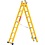 Staltor Kunststof ladder GVK 2x7 treden I 4.25 meter