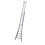 Maxall Tweedelige ladder 2x10 Maxall geanodiseerd I 5.15 meter