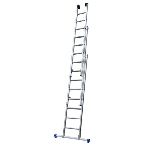 Maxall Driedelige ladder 3x14 Basic recht | 10.0 meter