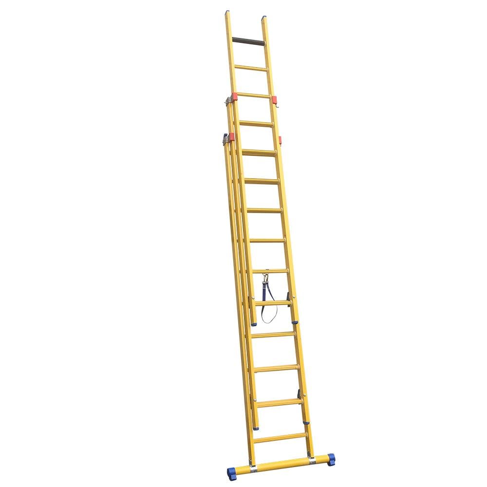 pin fort vieren Kunststof ladder 3x9 treden - LadderHulp.nl