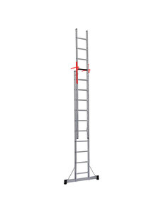 Smart Level 2 x 14 Top Safe Professionele schuifladder I 7.30 meter