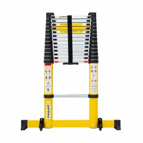 Panthera NIEUW: Telescoopladder Premium Yellow 4.8 meter