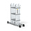 Panthera Vouwladder 4 x 3 treden met platform