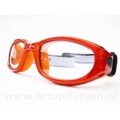 Voetbalbril met band | Oranje | Small
