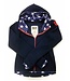 USA POLAR-Fleece Hoodie Midnightblue