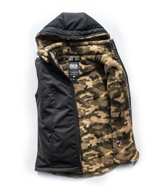 STORMLOCK Black Camoufleece Vest