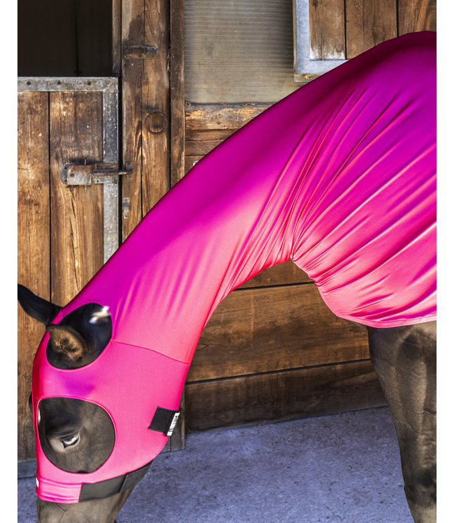 Glitter rosa elasticizzato 4D