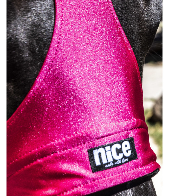 4D Stretch Sleezy Pink Glitzer