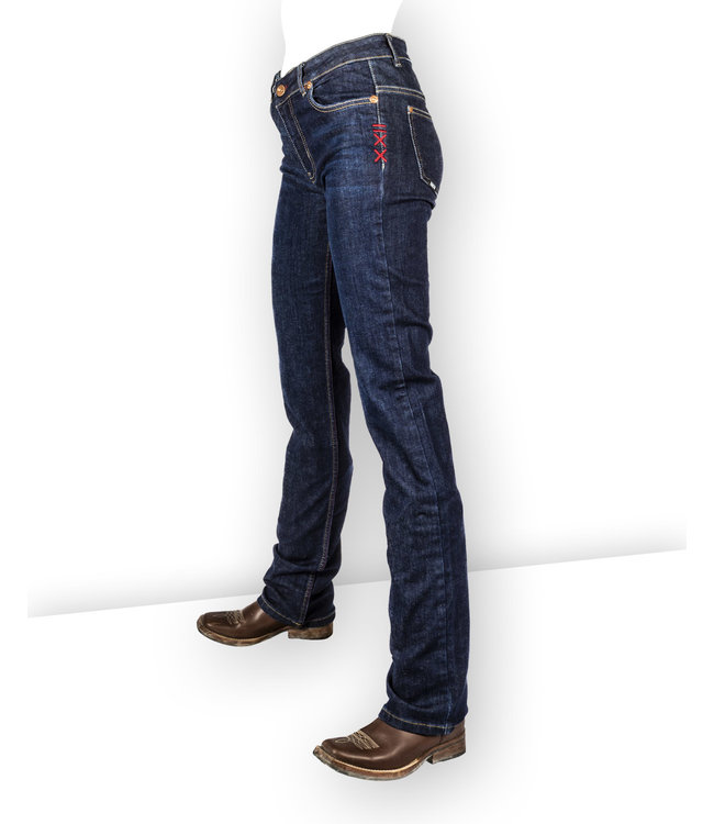 XXII JEANS Beth – Womens small bootcut – dark blue