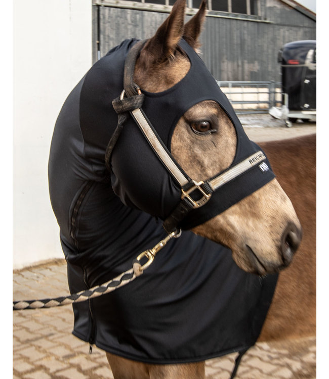 Glitter nero elegante elasticizzato 4D