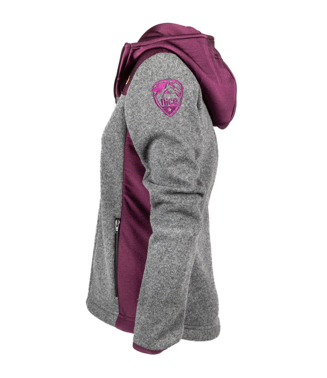 NO WIND Wool Jacket Westernsport Purple