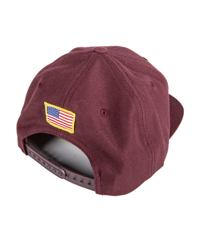 Flexfit NICE Trucker USA red wine