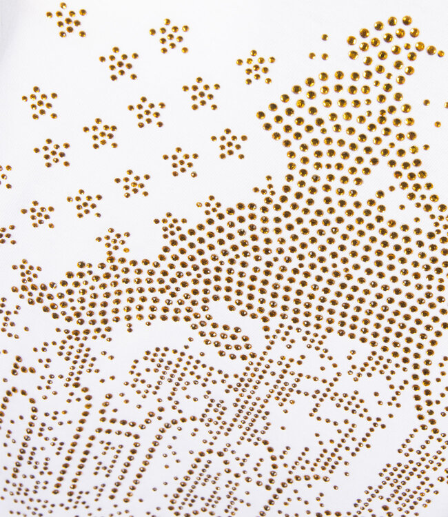 T-shirt NICE con cursore dorato