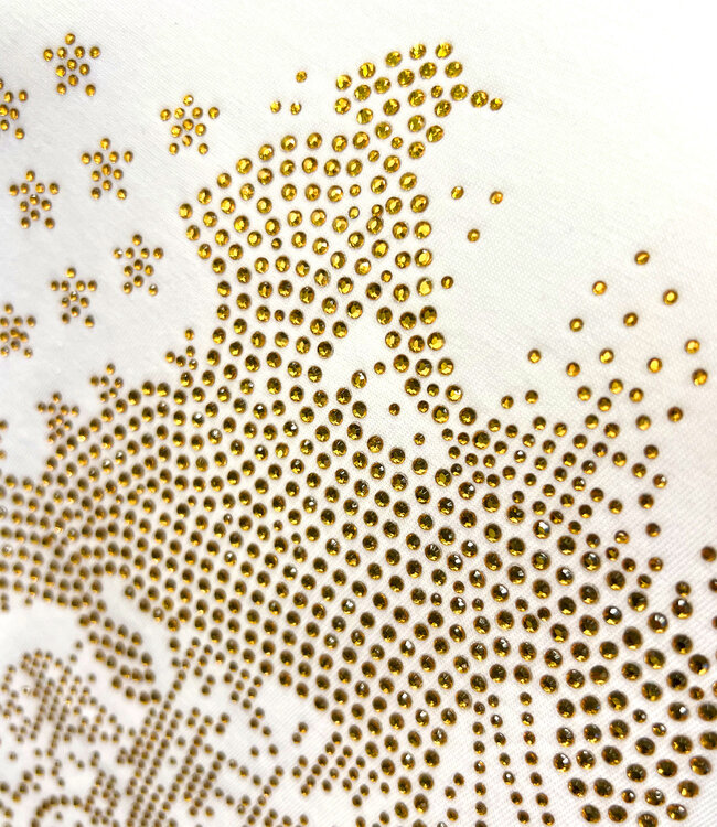 T-shirt NICE con cursore dorato