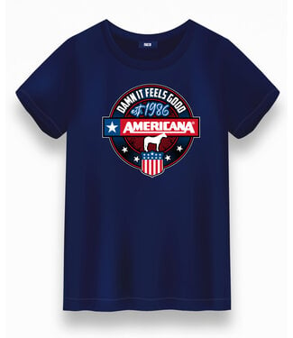 T-shirt AMERICANA blu scuro