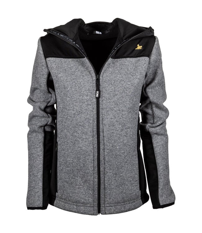 NO WIND Wool Jacke Westernsport Black