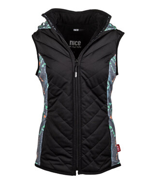 Southwest polar fleece vest indigo