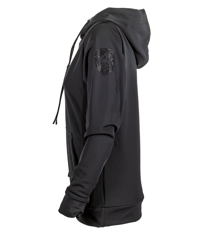 Felpa con cappuccio SPORT TEC Nera