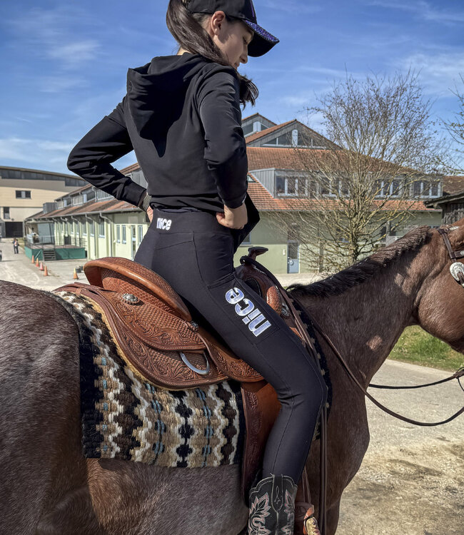 Leggings da equitazione Aubrey Half Grip