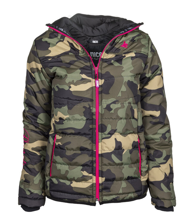 WindLOCK padded & super light ranch jacket camo pink