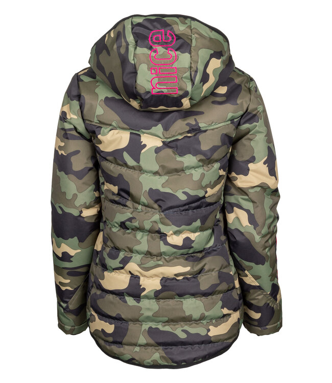 Giacca ranch WindLOCK imbottita e super leggera rosa mimetico