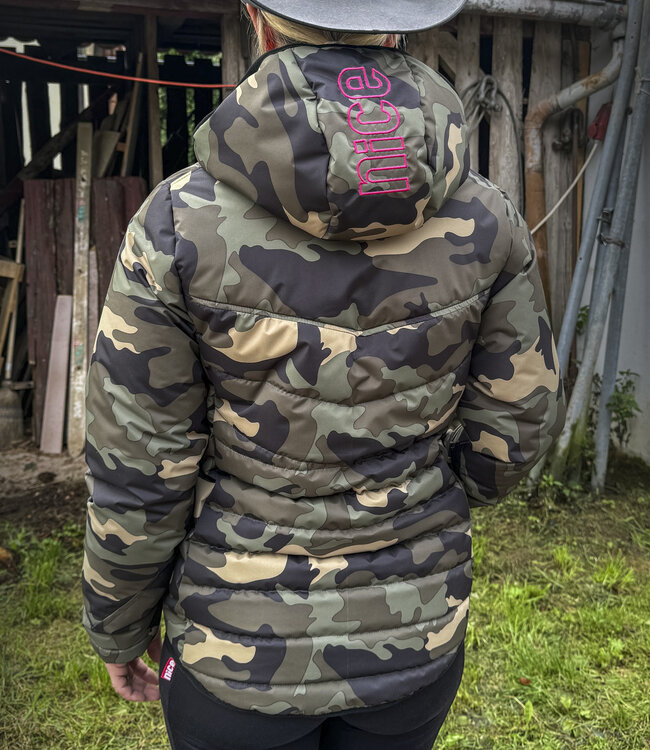 Giacca ranch WindLOCK imbottita e super leggera rosa mimetico