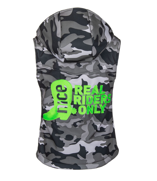 Grey Camou Vest Lime