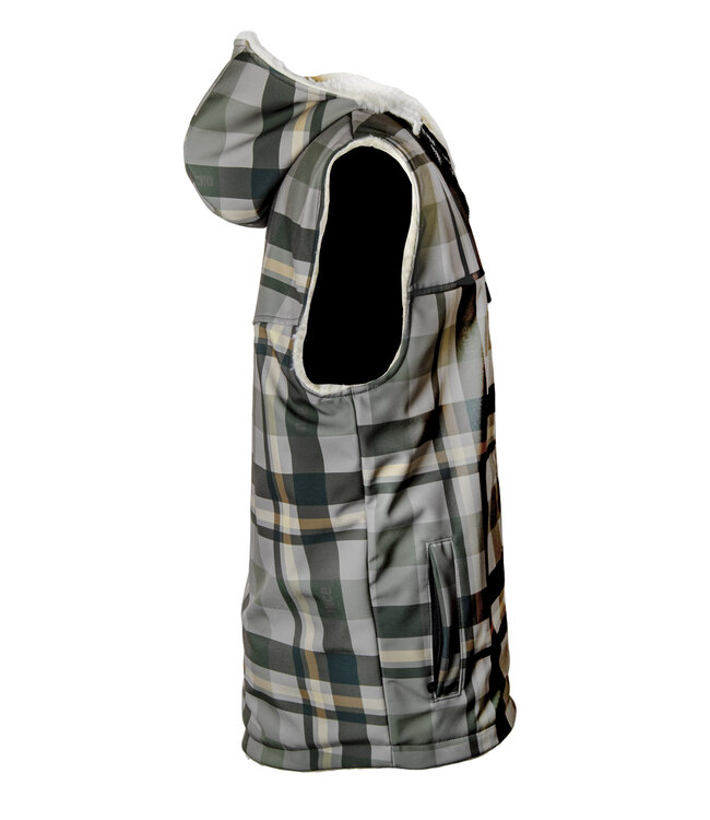 Stormlock Vest Plaid Sherpa