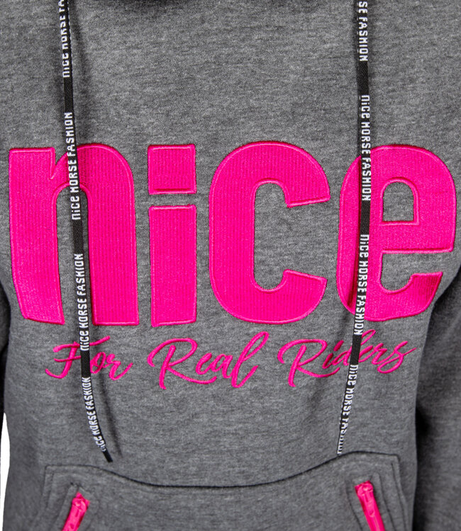 Felpa con cappuccio NICE Originals rosa