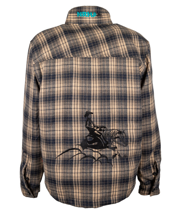 NRHA USA Flannel Jacket