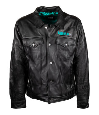 NRHA Leather Jacket Men