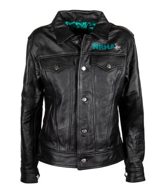 NRHA USA Leather Jacket women