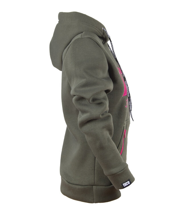 Hoodie NICE Heritage Pinkolive