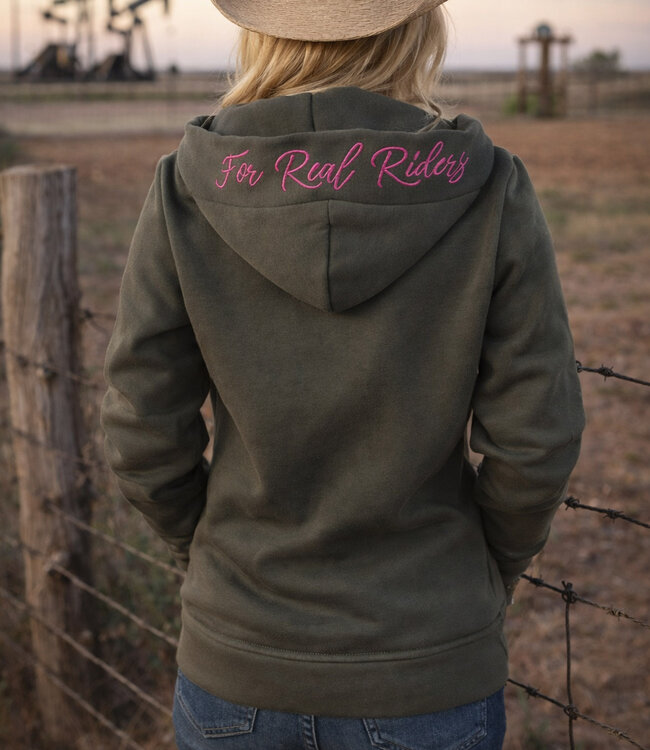 Fleece-ZIP Heritage Pinkolive