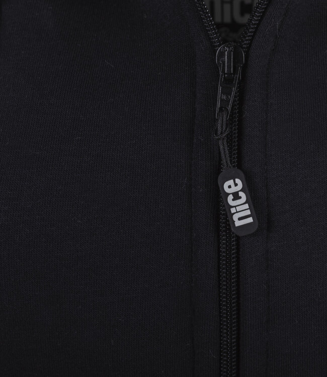 Fleece-ZIP NICE Allblack