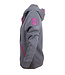 Fleece zip, pink-grey