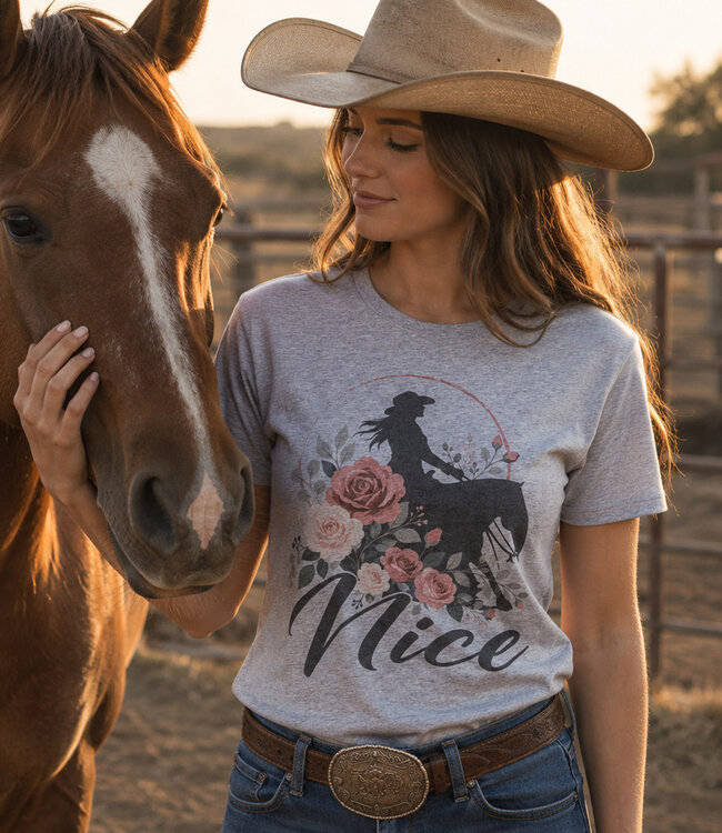 Run for the Roses T-Shirt grey
