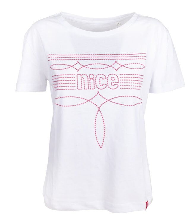 Boot Stitch T-Shirt white