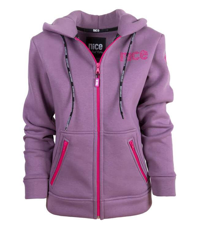 Fleece-ZIP Purple Rain