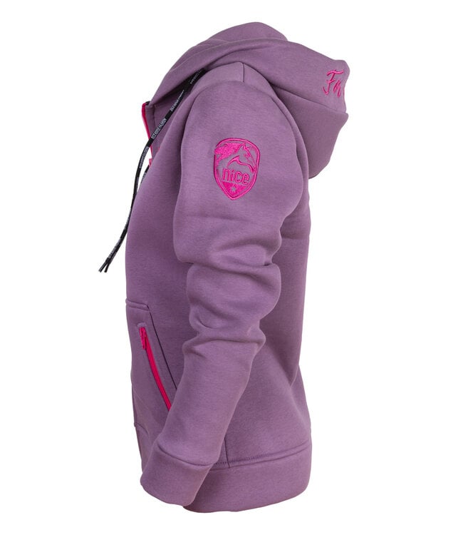 Fleece-ZIP Purple Rain